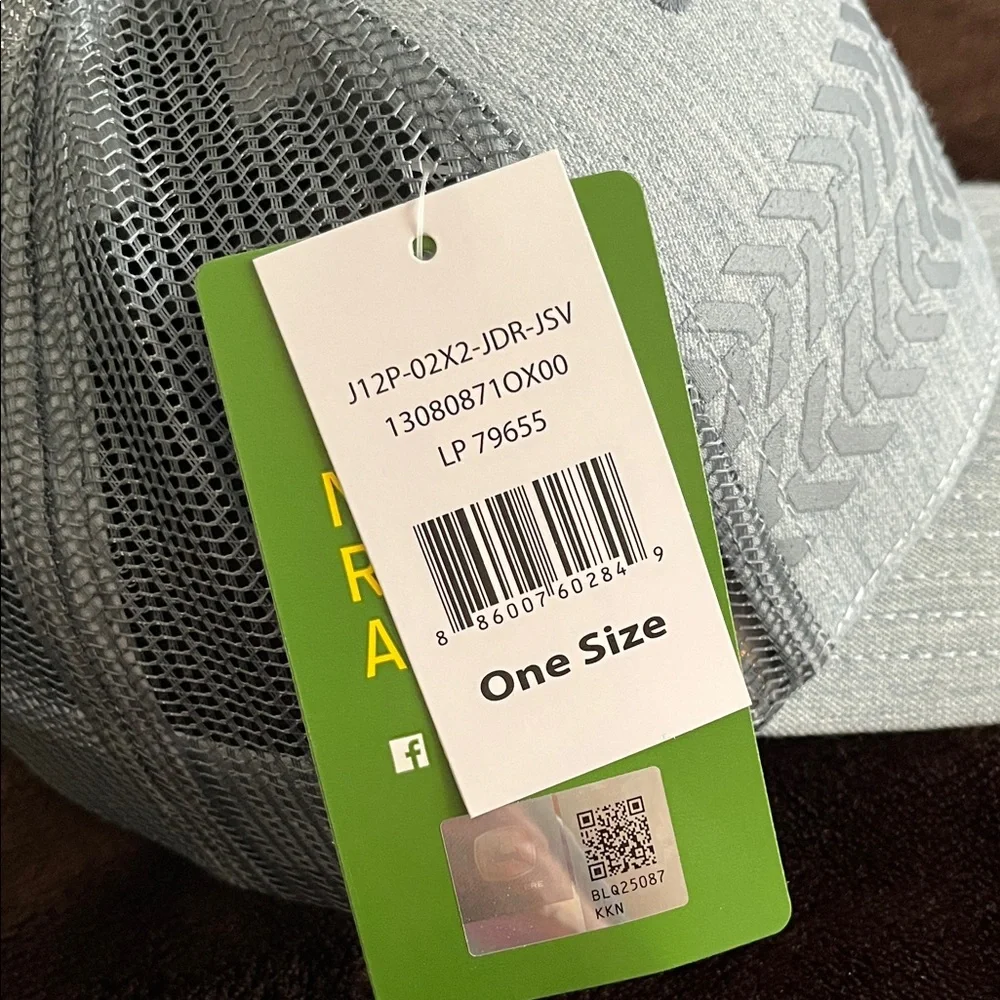 John Deere SnapBack hat  with tire pattern - Picture 2 of 6